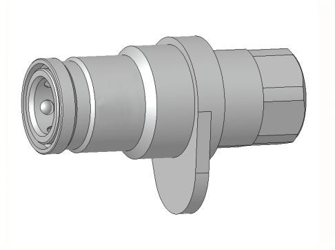 TF531 ซีรีส เหล็กไร้ขัดกล่องเหล็กกลมชนิด Quick Connect Coupling (พิเศษสําหรับ Port ท่อน้ํามัน)