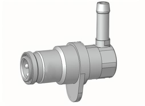 TF531 ซีรีส เหล็กไร้ขัดกล่องเหล็กกลมชนิด Quick Connect Coupling (พิเศษสําหรับ Port ท่อน้ํามัน)