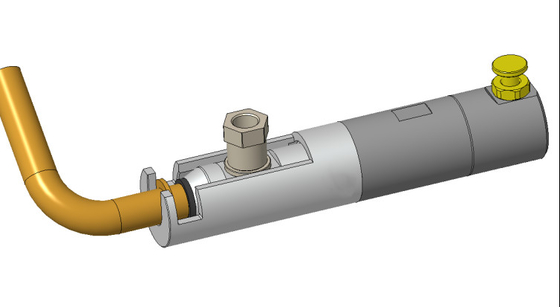 เครื่องเชื่อมต่อแบบรวดเร็วแบบ Bayonet ของวัสดุเหล็กสแตนเลสอลูมิเนียม ซีรี่ย์ TF550