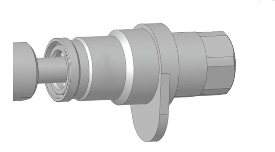 TF531 ซีรีส เหล็กไร้ขัดกล่องเหล็กกลมชนิด Quick Connect Coupling (พิเศษสําหรับ Port ท่อน้ํามัน)
