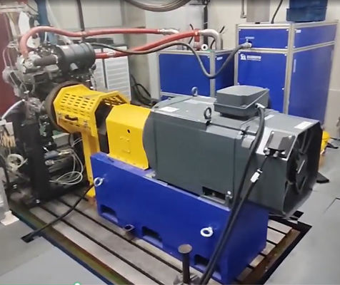 SSCD130-1750/4500 130 kW 840 Nm 4500 RPM อัตราเฉื่อยต่ํา ความตอบสนองแบบไดนามิกสูง เบนจ์ทดสอบเครื่องยนต์ดีเซล