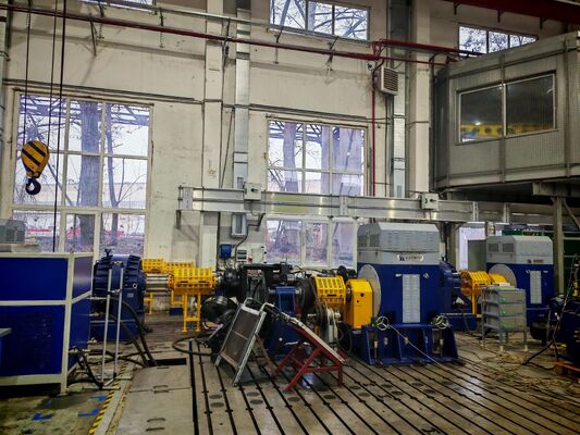 ระบบแท่นทดสอบไดนาโมมิเตอร์สำหรับงานหนัก ชนิด SSCD630-1800/4000 กำลัง 630kW แรงบิด 3342Nm