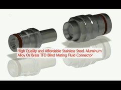 คุณภาพสูงและราคาถูก สแตนเลสสแตนเลส อลูมิเนียมสแตนเลส หรือทองแดง TFD Blind Mating Fluid Connector